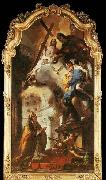 TIEPOLO, Giovanni Domenico Pope St Clement Adoring the Trinity Spain oil painting artist